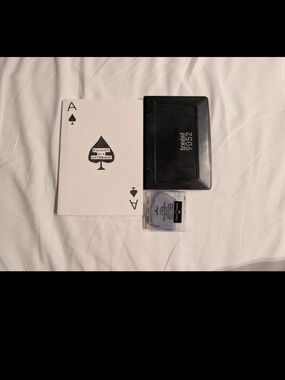 Ace of Spades Notebook - White & Black